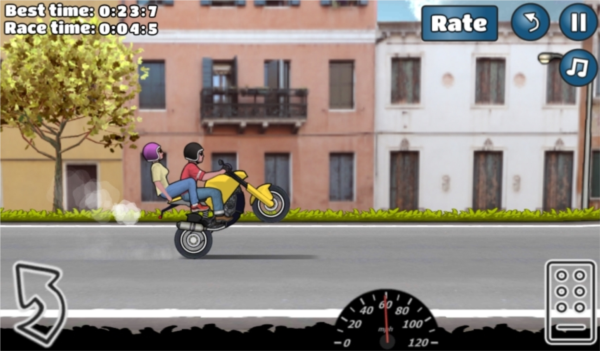 翘头摩托车单机游戏
