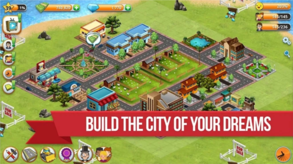 乡村城市模拟岛屿